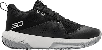 (Youth) Under Armour SC 3Zero 4 'Black White' 3023918-001 (Youth) Under Armour SC 3Zero 4 'Black White' 3023918-001