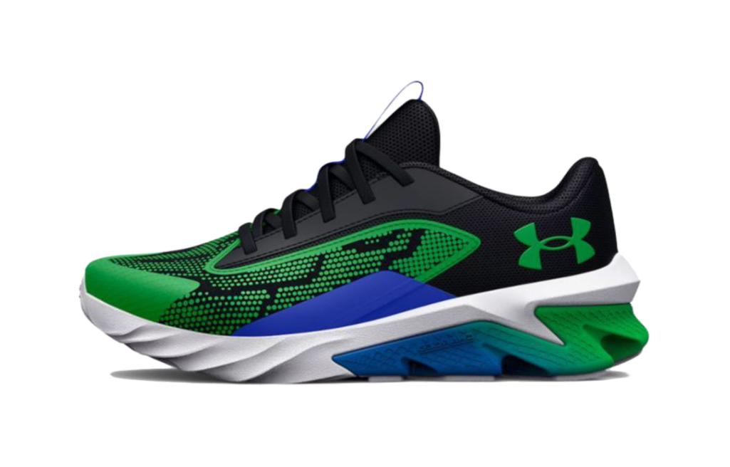 (Youth) Under Armour Scramjet 4 'Black Versa Blue' 3024209-002