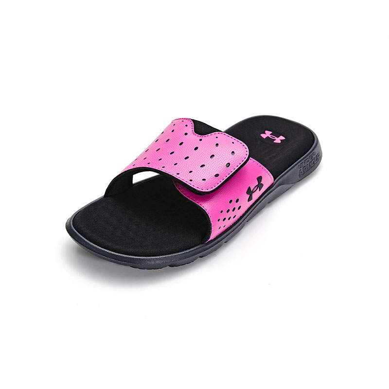 (Youth) Under Armour Slide 'Pink Black' 3026039