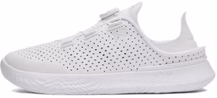 (Youth) Under Armour SlipSpeed Leather 'Triple White' 3028566-100 (Youth) Under Armour SlipSpeed Leather 'Triple White' 3028566-100