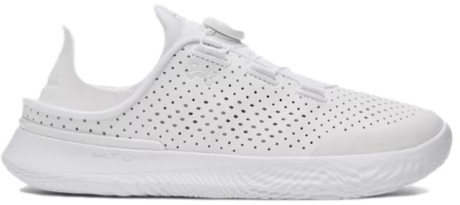 (JR) Under Armour SlipSpeed Kulit 'Triple White' 3028566-100 Order (JR) Under Armour SlipSpeed Kulit 'Triple White' 3028566-100