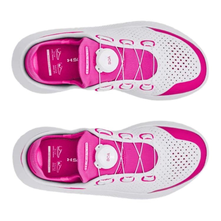 Lookbook (JR) Under Armour SlipSpeed Kulit 'Putih Pemberontak Merah Jambu' 3028566-102