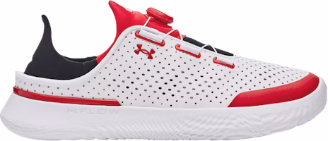 (Youth) Under Armour SlipSpeed Leather 'White Red' 3028566-104 (Youth) Under Armour SlipSpeed Leather 'White Red' 3028566-104