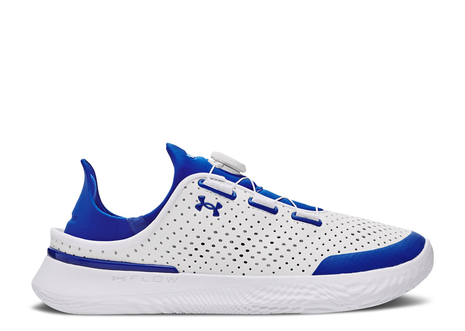 (Youth) Under Armour SlipSpeed Leather 'White Team Royal' 3028566-103