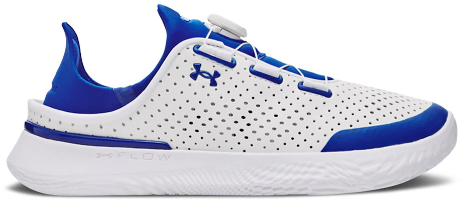 (Youth) Under Armour SlipSpeed Leather 'White Team Royal' 3028566-103 Buy (Youth) Under Armour SlipSpeed Leather 'White Team Royal' 3028566-103