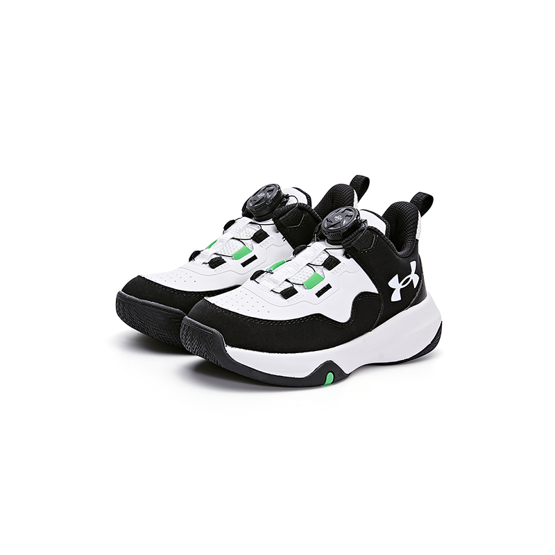 (Youth) UA Sportswear Sneakers 'Black White' 圖 3