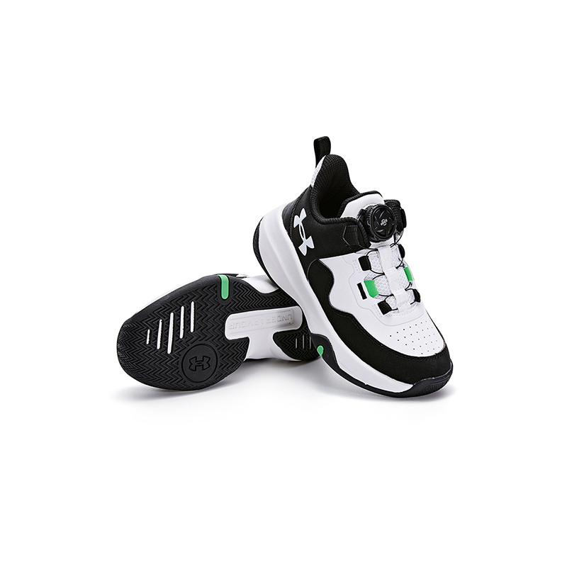 (Youth) UA Sportswear Sneakers 'Black White' 圖 4