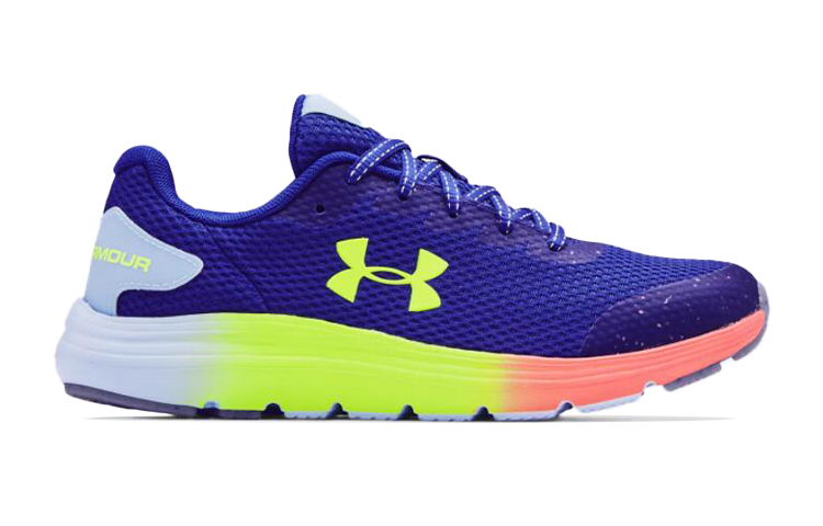 (Youth) UA Surge 2 Sports Shoes Blue/Green 圖 2