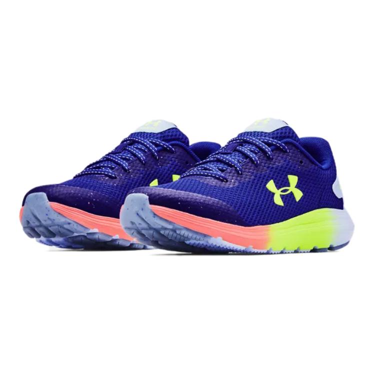 (Youth) UA Surge 2 Sports Shoes Blue/Green 圖 3