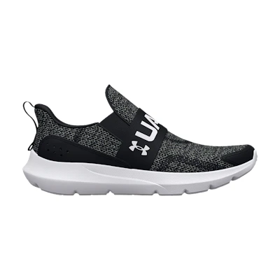 (Youth) UA Surge 3 Slip 'Black White'
