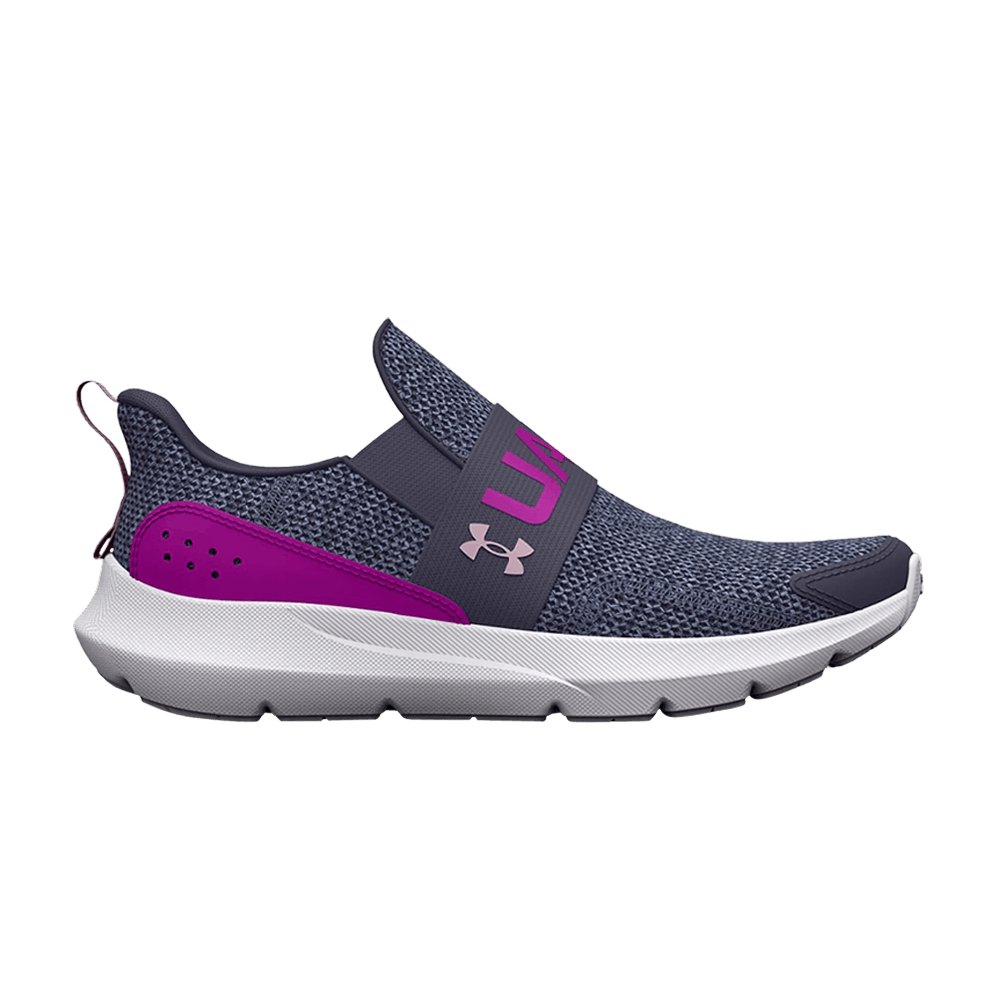 (Youth) Under Armour Surge 3 Slip 'Tempered Steel Strobe' 3026532-500