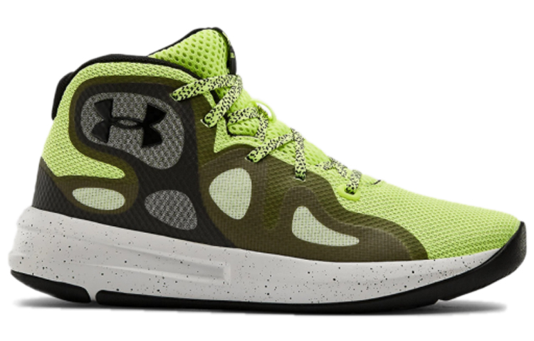 Order (JR) Under Armour Torch 2019 Basketballschuhe Grau/Grün 3022119-300