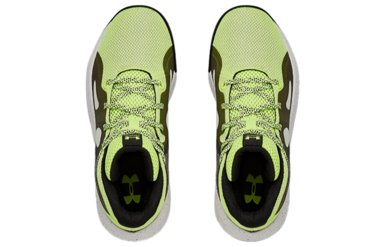 Shop (JR) Under Armour Torch 2019 Basketballschuhe Grau/Grün 3022119-300