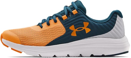 (Youth) Under Armour UA Outhustle Yellow Green 'School Running Low' 3024829-800 (Youth) Under Armour UA Outhustle Yellow Green 'School Running Low' 3024829-800