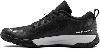 (Youth) Under Armour X Level Mainshock Splatter Sneakers Black/White 3022523-002 (Youth) Under Armour X Level Mainshock Splatter Sneakers Black/White 3022523-002