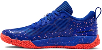 (Youth) Under Armour X Level Mainshock Splatter 'Blue Orange' 3022523-400 (Youth) Under Armour X Level Mainshock Splatter 'Blue Orange' 3022523-400
