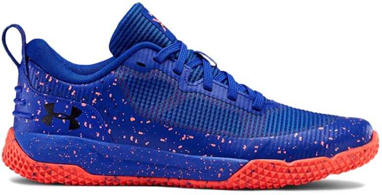 (Youth) Under Armour X Level Mainshock Splatter 'Blue Orange' 3022523-400 Order (Youth) Under Armour X Level Mainshock Splatter 'Blue Orange' 3022523-400