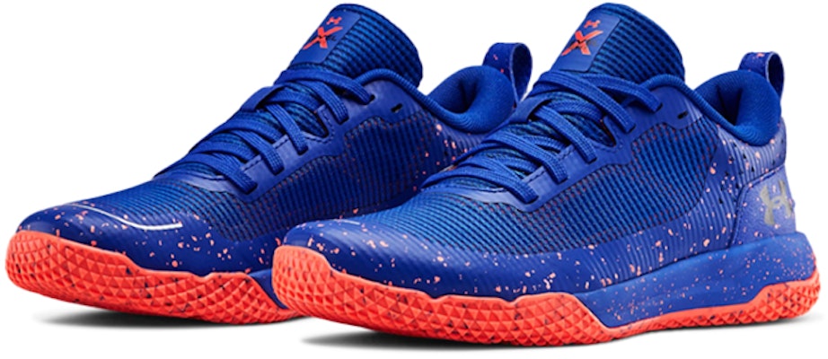 (Youth) Under Armour X Level Mainshock Splatter 'Blue Orange' 3022523-400 Lookbook (Youth) Under Armour X Level Mainshock Splatter 'Blue Orange' 3022523-400
