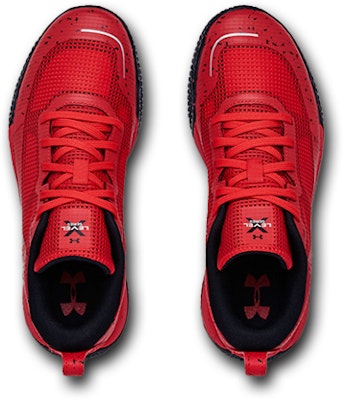(Youth) Under Armour X Level Mainshock Splatter 'Red Black' 3022523-600 Shop (Youth) Under Armour X Level Mainshock Splatter 'Red Black' 3022523-600
