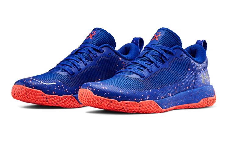 Lookbook (JR) Under Armour X Level Mainshock Splatter 'Biru Jingga' 3022523-400