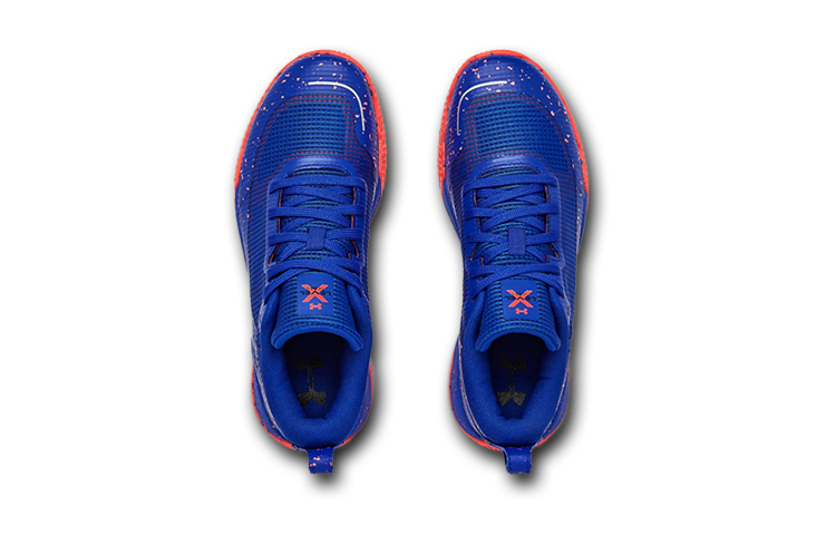 Shop (JR) Under Armour X Level Mainshock Splatter 'Biru Jingga' 3022523-400