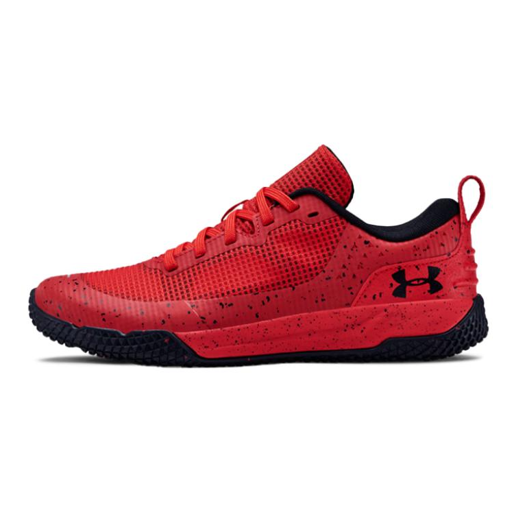 (Youth) Under Armour X Level Mainshock Splatter 'Red Black' 3022523-600