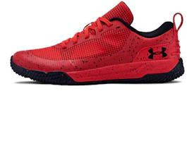 (Youth) Under Armour X Level Mainshock Splatter 'Red Black' 3022523-600 (Youth) Under Armour X Level Mainshock Splatter 'Red Black' 3022523-600