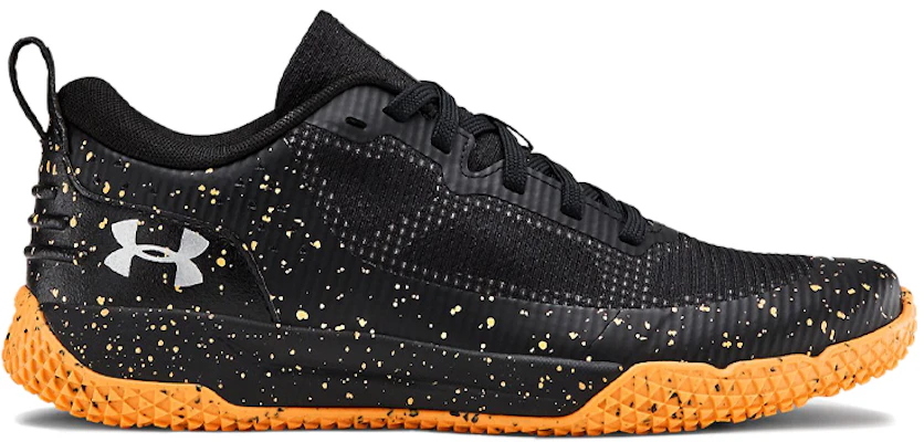 (JR) Under Armour X Level Mainshock Splatter Kasut Hitam/Jingga 3022523-001 Order (JR) Under Armour X Level Mainshock Splatter Kasut Hitam/Jingga 3022523-001