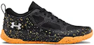 Order (JR) Under Armour X Level Mainshock Splatter Kasut Hitam/Jingga 3022523-001