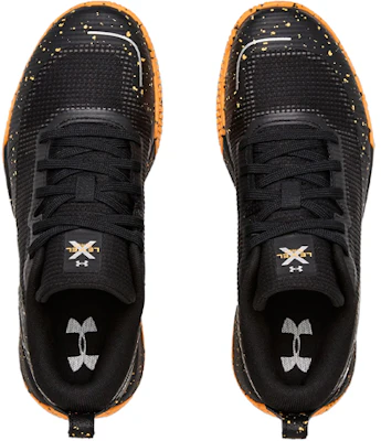 (JR) Under Armour X Level Mainshock Splatter Kasut Hitam/Jingga 3022523-001 Shop (JR) Under Armour X Level Mainshock Splatter Kasut Hitam/Jingga 3022523-001