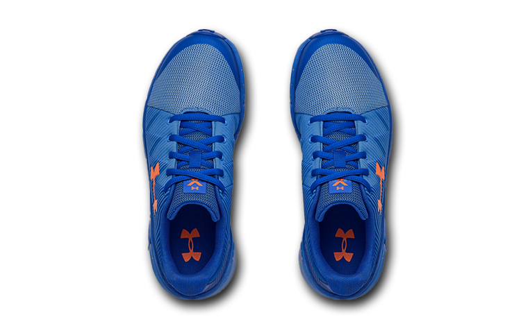 Shop (JR) Under Armour X Level Scramjet 2 'Biru Oranye' 3022194-403
