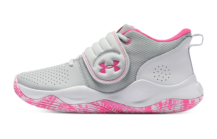 (Youth) Under Armour Zone BB 'Grey Pink' 3024262-100