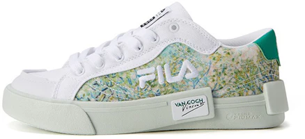 (Youth) FILA x Van Gogh Skate Shoes 'Green White' K15B224305FWG (Youth) FILA x Van Gogh Skate Shoes 'Green White' K15B224305FWG