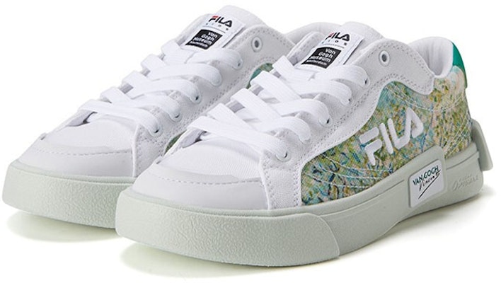 Buy (Youth) FILA x Van Gogh Skate Shoes 'Green White