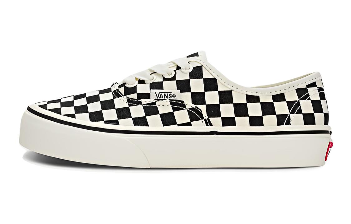(Youth) Vans Authentic Checkerboard Shoes 'Marshmallow Black' VN000WWXKIG