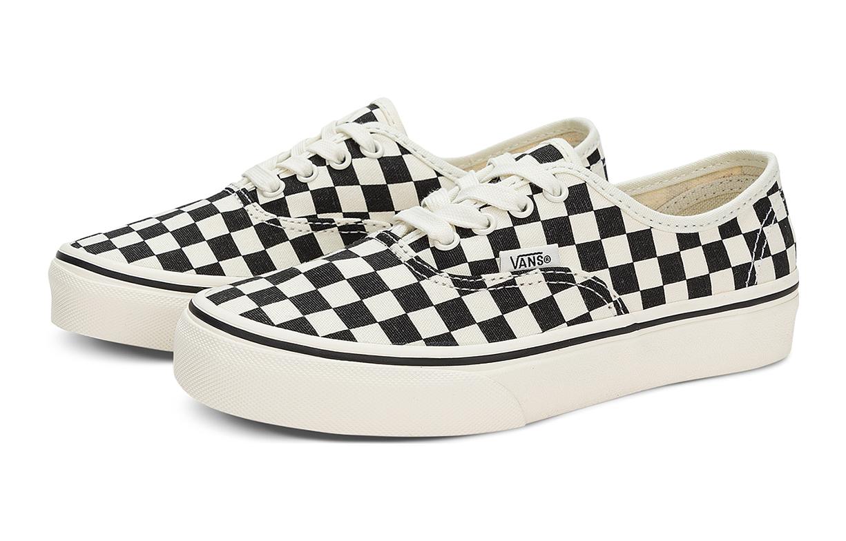 Lookbook (JR) Kasut Vans Checkerboard Authentic 'Marshmallow Black' VN000WWXKIG