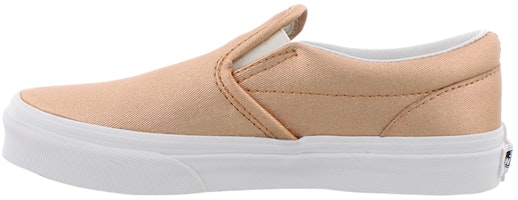 (Youth) Vans Classic Slip-On 'Metallic Light Copper' VN0A32QIU4W (Youth) Vans Classic Slip-On 'Metallic Light Copper' VN0A32QIU4W
