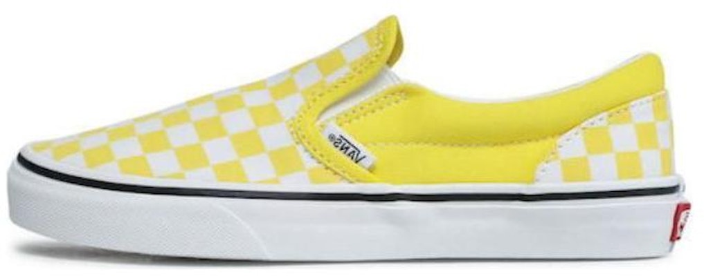 (Youth) Vans Classic Slip-On Synthetic Shoes 'Yellow White' VN0A4UH8ABP Buy (Youth) Vans Classic Slip-On Synthetic Shoes 'Yellow White' VN0A4UH8ABP