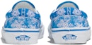 Shop (JR) Vans Classic Slip-On V 'Snowflakes - Winter Wonderland Biru' VN0A5KXMBES