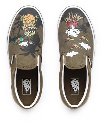 Vans Classic Slip-On Army Green VN0A4UH80I2 Shop Vans Classic Slip-On Army Green VN0A4UH80I2