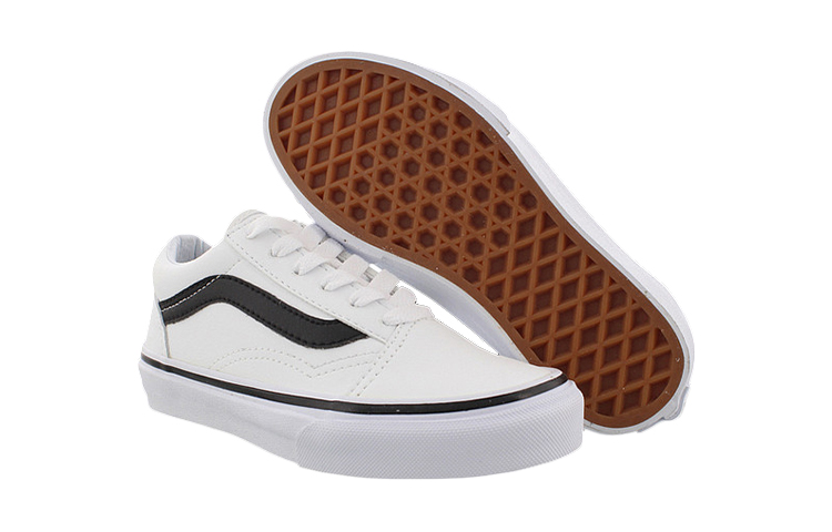 Shop (JR) Vans Old Skool '经典荔枝皮 - 白色' VN0A38HBNQS