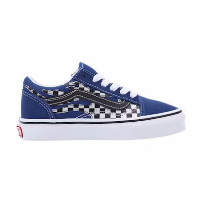 (Youth) Vans Old Skool 'RF Checkerboard - Blue Flame'