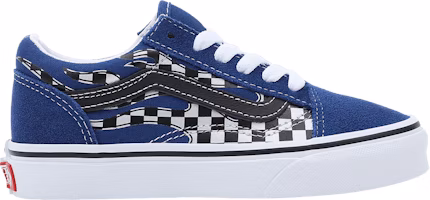 (Youth) Vans Old Skool 'Reflective Checkerboard - Blue Flame' VN0005WV7WM (Youth) Vans Old Skool 'Reflective Checkerboard - Blue Flame' VN0005WV7WM