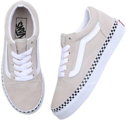(Youth) Vans Old Skool 'White Grey Foxing' VN0A5EE6BLL Shop (Youth) Vans Old Skool 'White Grey Foxing' VN0A5EE6BLL