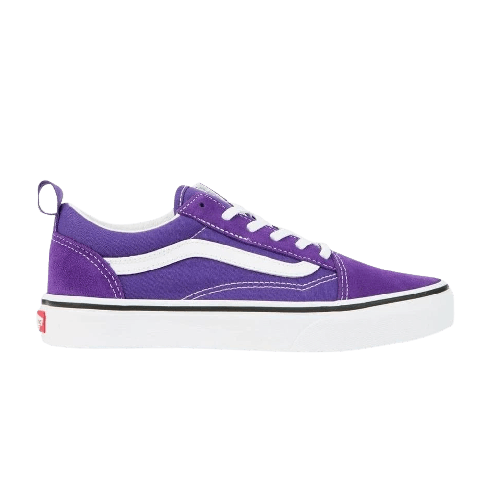 (Youth) Vans Old Skool Elastic Lace 'Heliotrope' VN0A3QPG4ME
