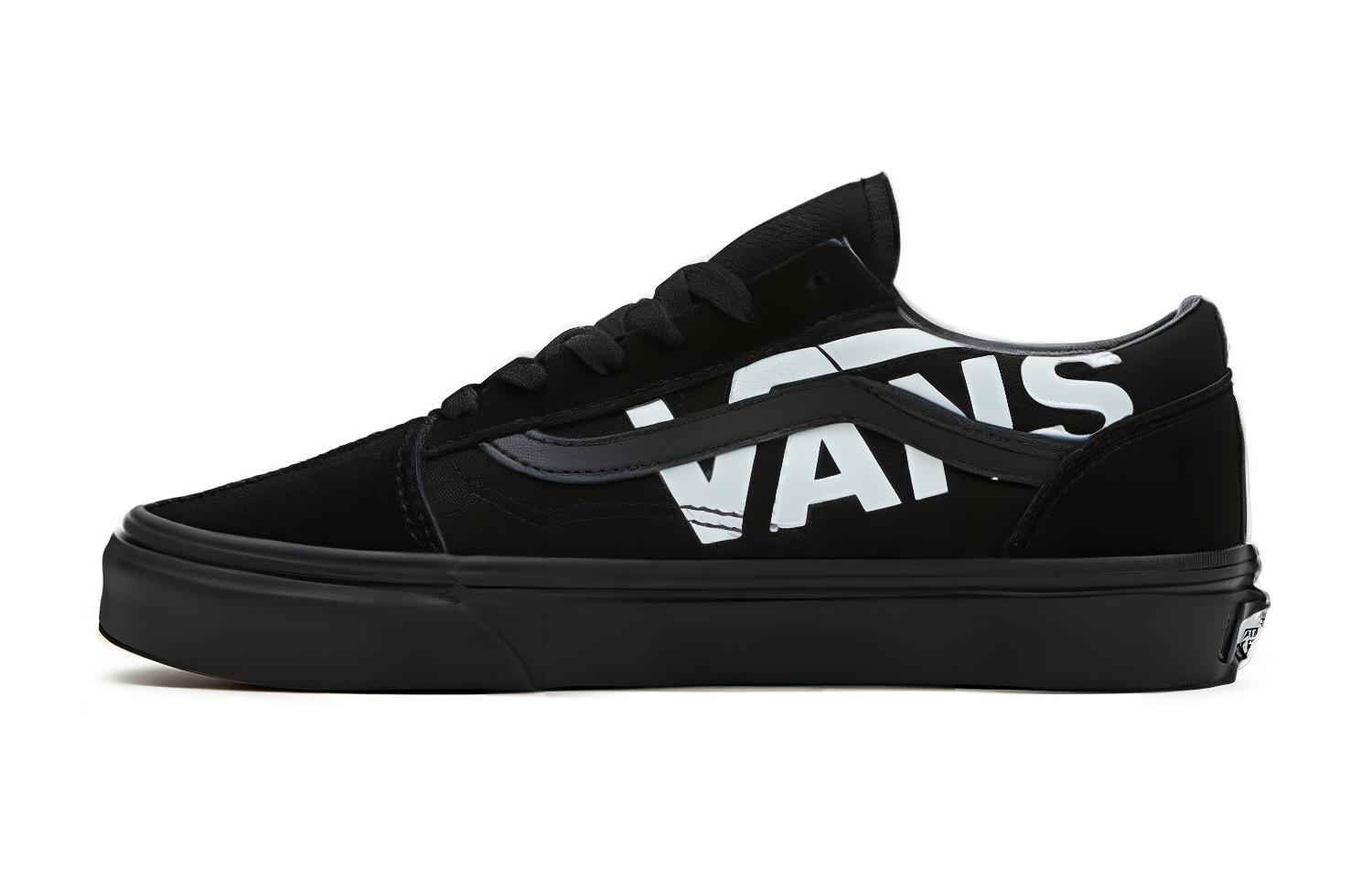 Buy (JR) Vans Old Skool Logo 'Hitam' VN0A5EE6MCG