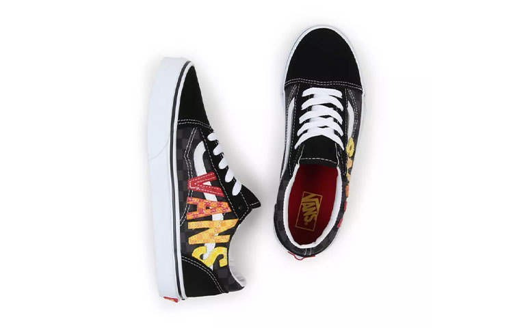 Vans Old Skool logo 'Black Red Yellow' 圖 4