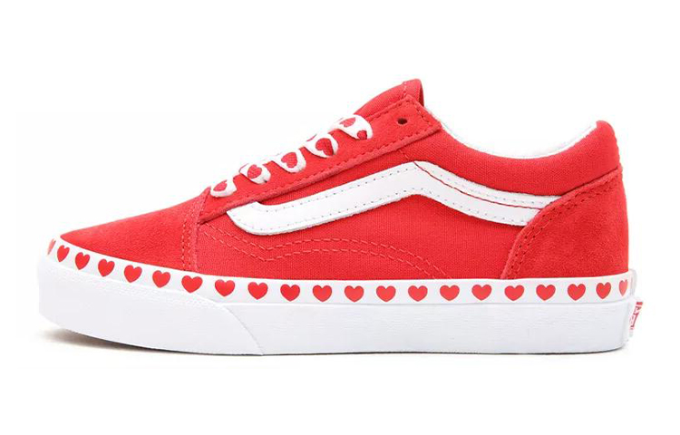 Buy 大童 Vans Old Skool 低筒 兒童滑板鞋 紅白