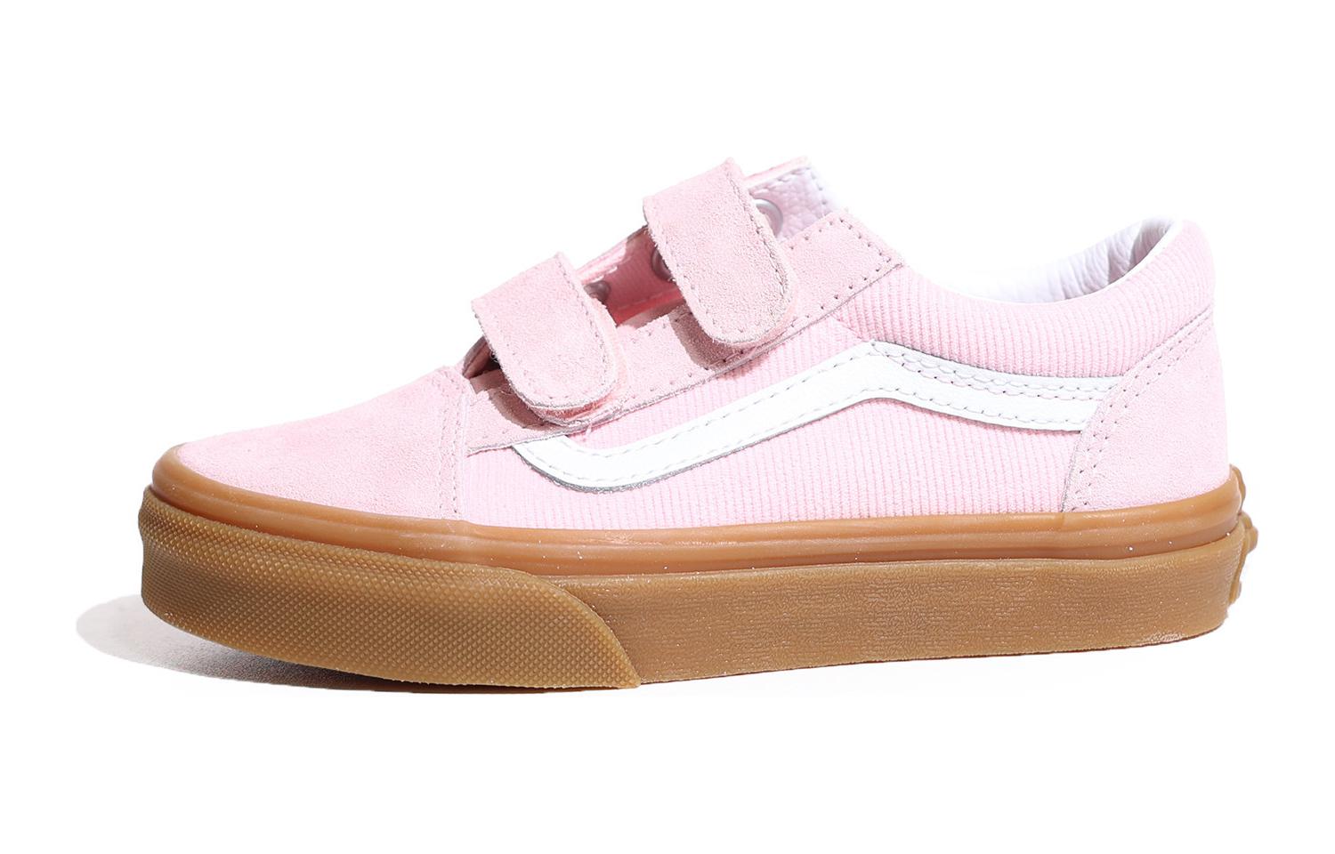 (Youth) Vans Old Skool V 'Pop Pink Gum' VN000VHEPNK