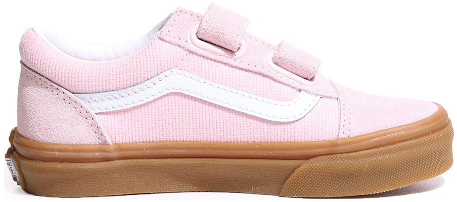 (JR) Vans Old Skool V 'Pop Pink Gum' Wanita VN000VHEPNK Order (JR) Vans Old Skool V 'Pop Pink Gum' Wanita VN000VHEPNK